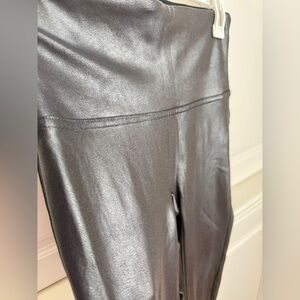 Spanx Shapewear Faux Leather Leggings, Black, Size M